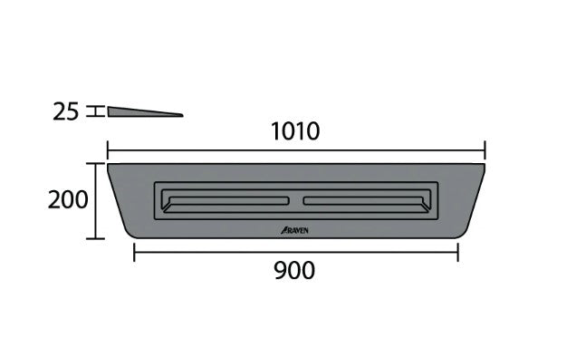 Raven 25mm Threshold Access Ramp