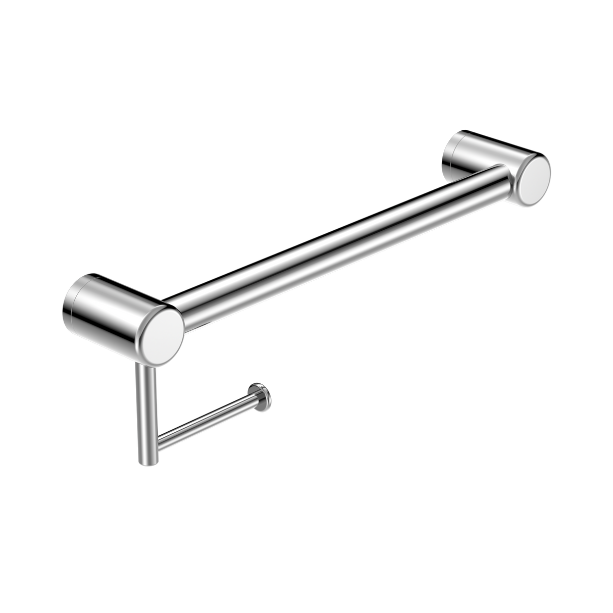 Calibre Mecca 32mm Grab Rail With Toilet Roll Holder
