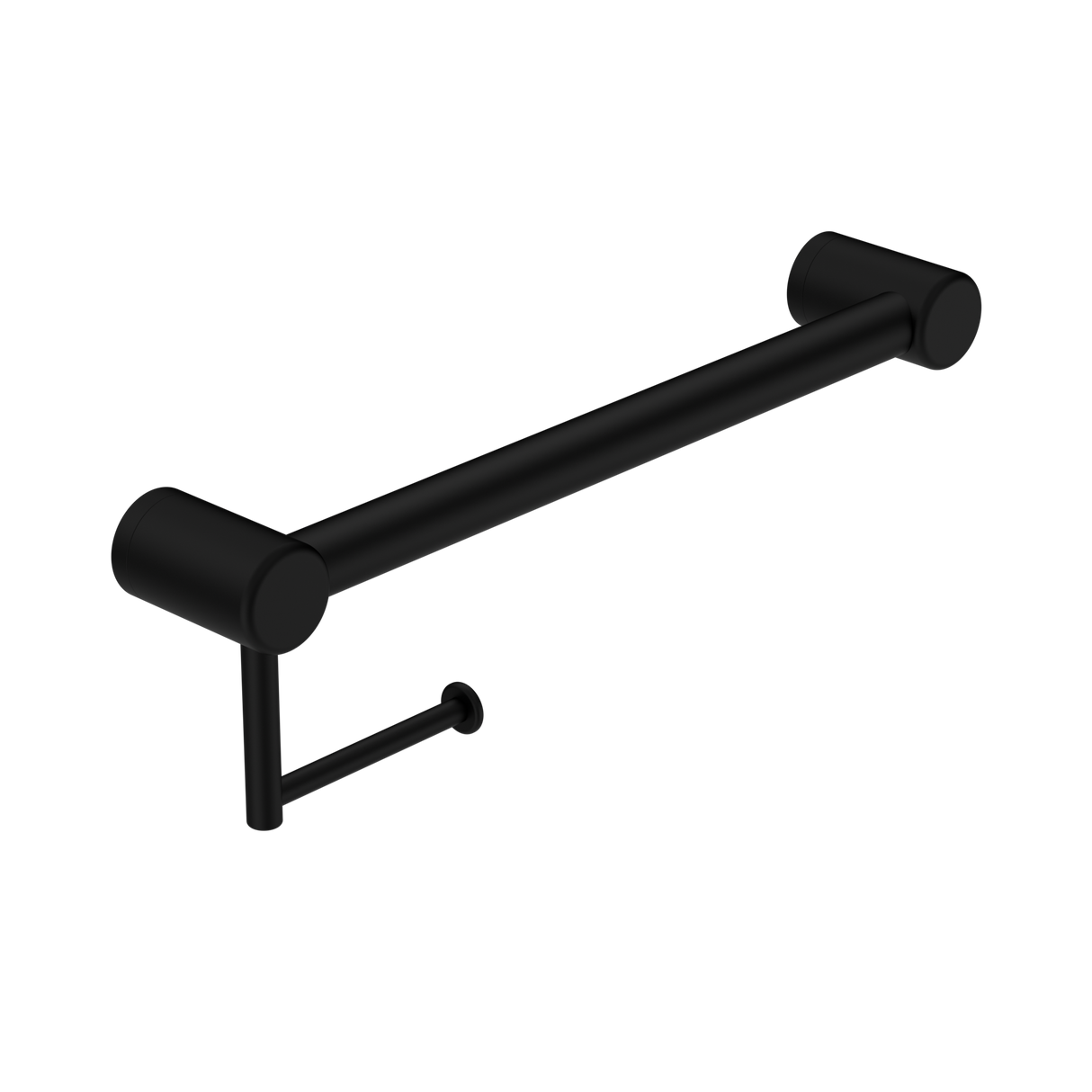 Calibre Mecca 32mm Grab Rail With Toilet Roll Holder