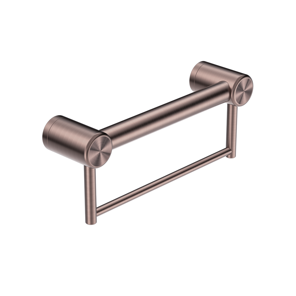 Calibre Mecca 32mm Grab Rail With Toilet Roll Holder