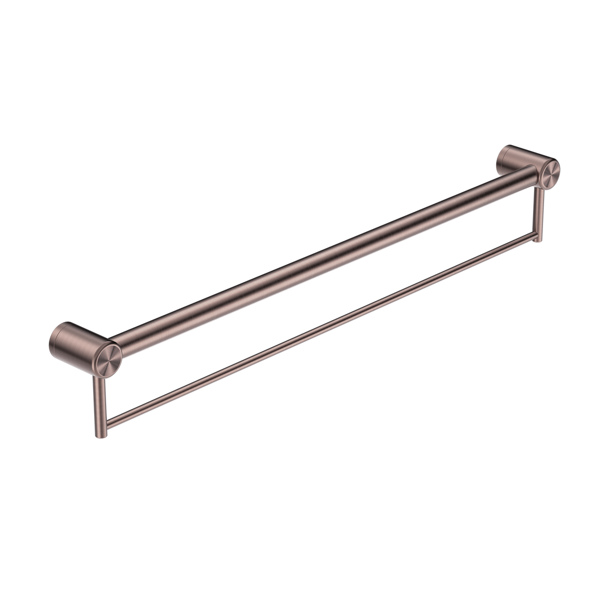 Calibre Mecca 32mm Grab Rail With Toilet Roll Holder