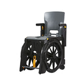 Seatara Wheelable Folding Shower Commode Chair with Travel Carry Case