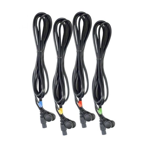 Compex 6P Snap Cables X4