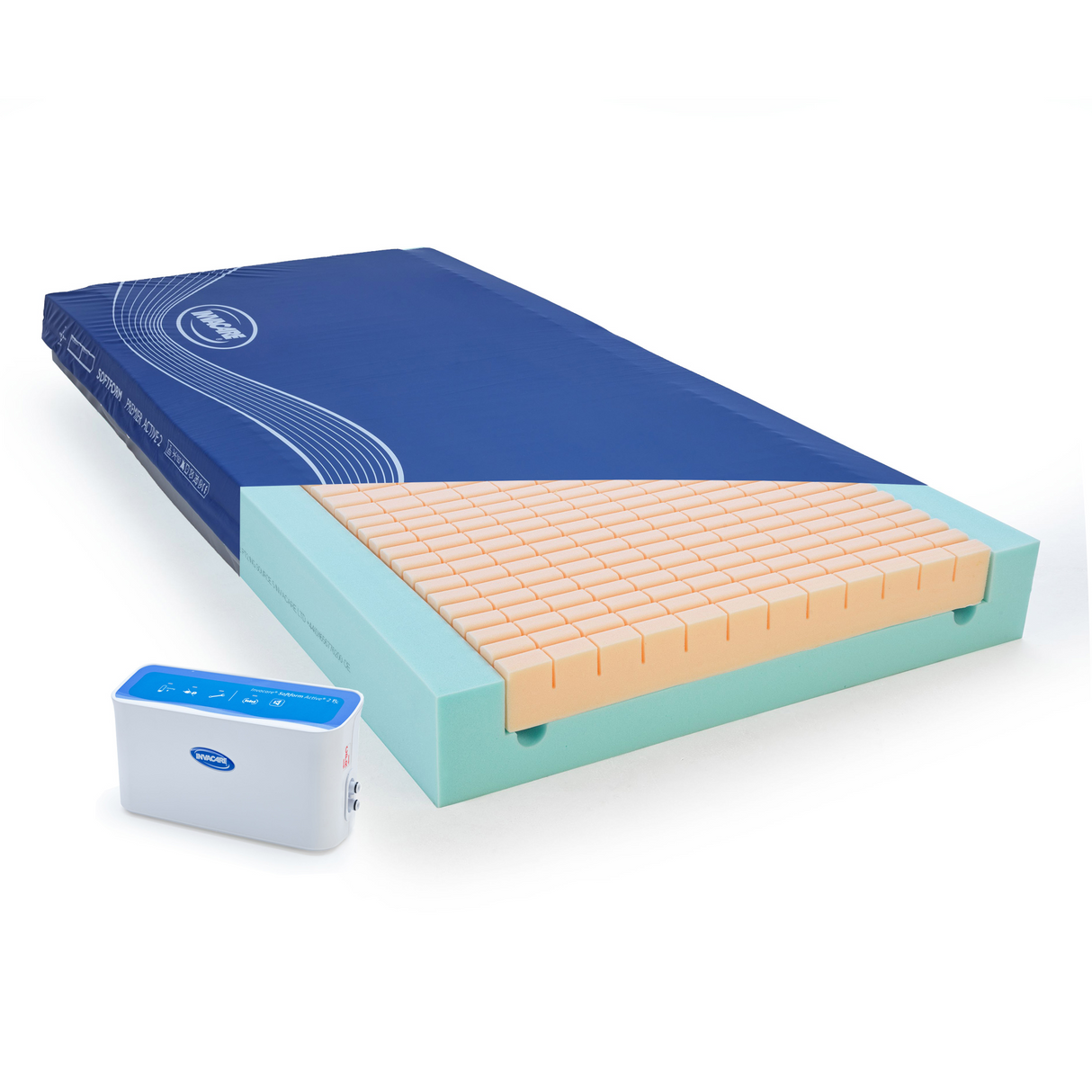 Invacare Soft Form Premier Active 2 Hybrid Mattress and Pump