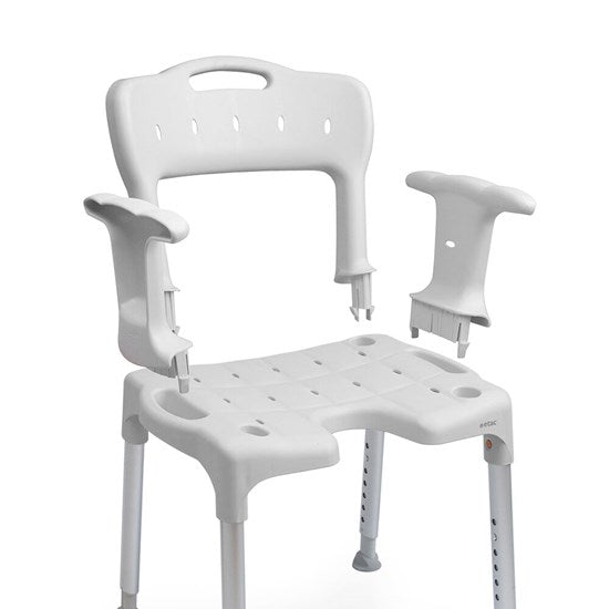 Etac Swift Shower Chair Stool (Arm Supports and Back)