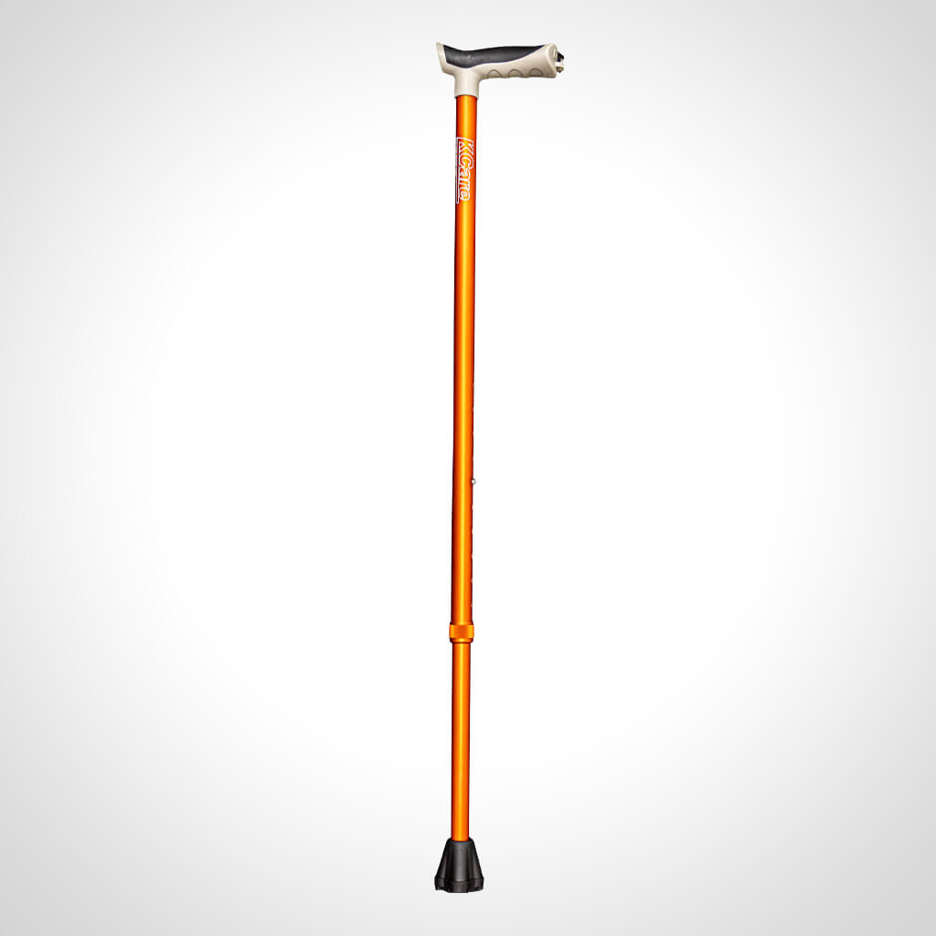 Kcare T Handle Cane Anodised Walking Stick