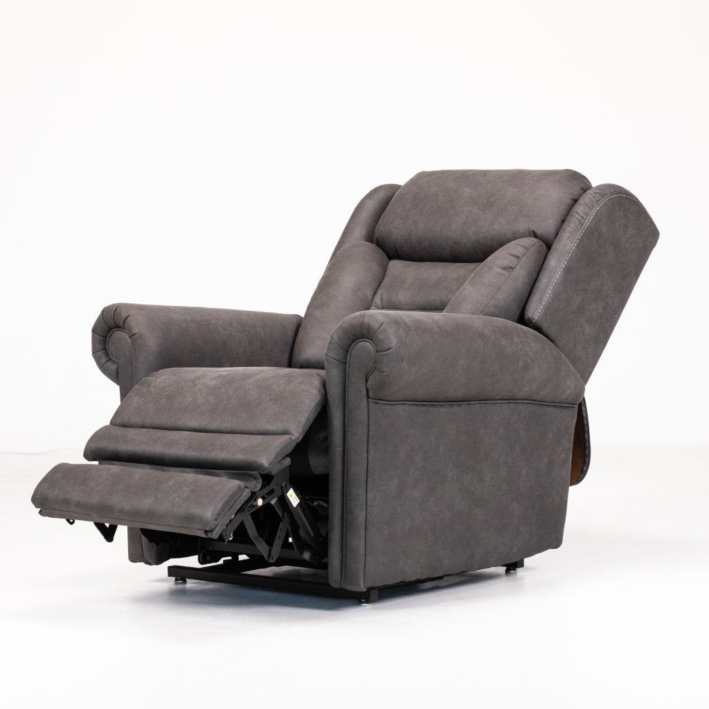 Alivio Donatello Lift Recliner - Lateral Backrest Canyon Steel
