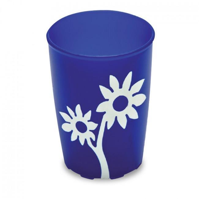 Ornamin Non Slip Cup, Flower Design