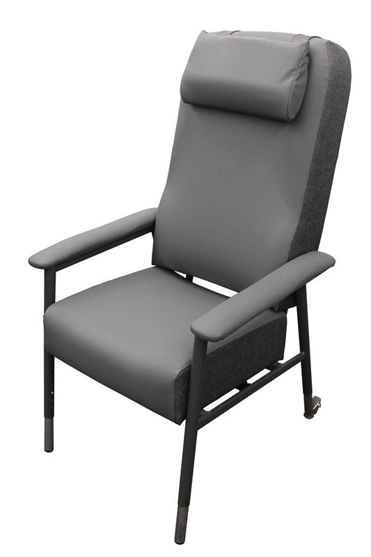 Fusion High Back Pressure Care Chair - Charcoal 650mm