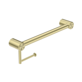 Calibre Mecca 32mm Grab Rail With Toilet Roll Holder