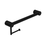 Calibre Mecca 32mm Grab Rail With Toilet Roll Holder