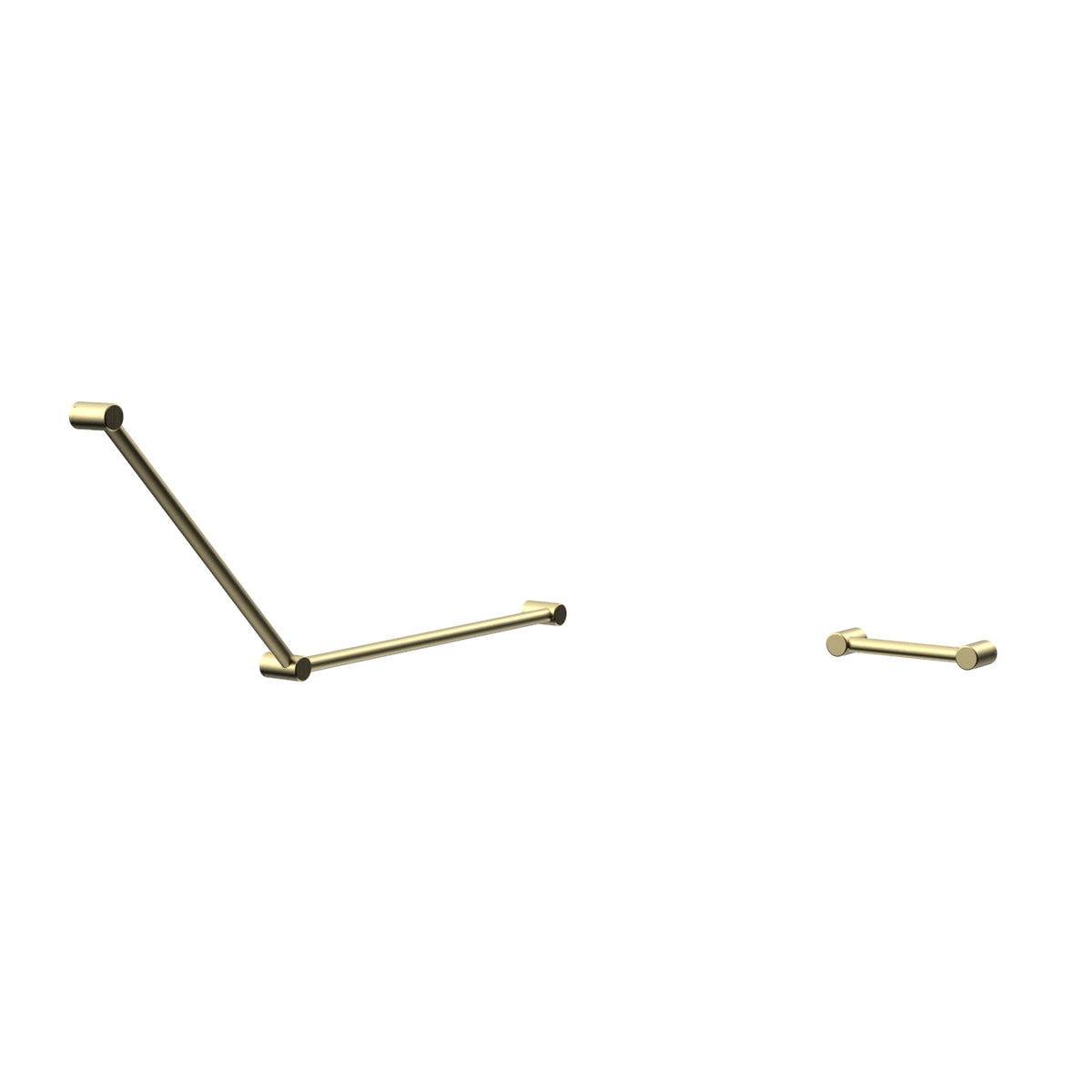 Dda Grab Rails Calibre MECCA 32mm DDA AS1428 Compliant Toilet Grab Rail Set, Mod Angl ...