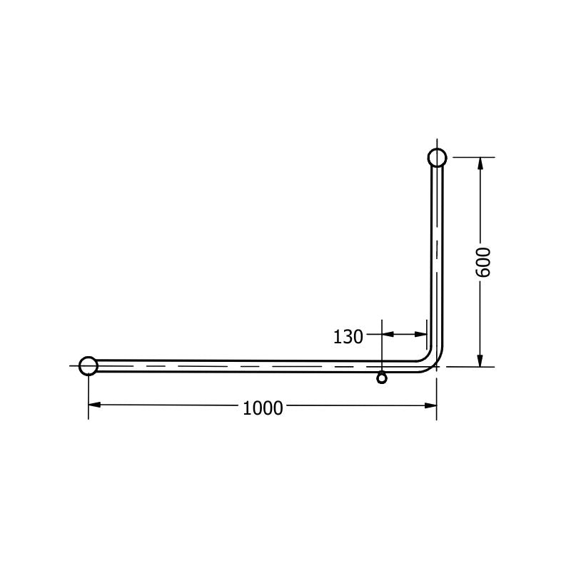 Dda Grab Rails Calibre Mecca 32mm DDA Grab Rails Set 90 Degree Bent Tube – Aesthetics ...