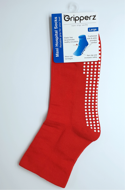 Gripperz Maxi Hospital Socks // Non Slip // Diabetic Safe