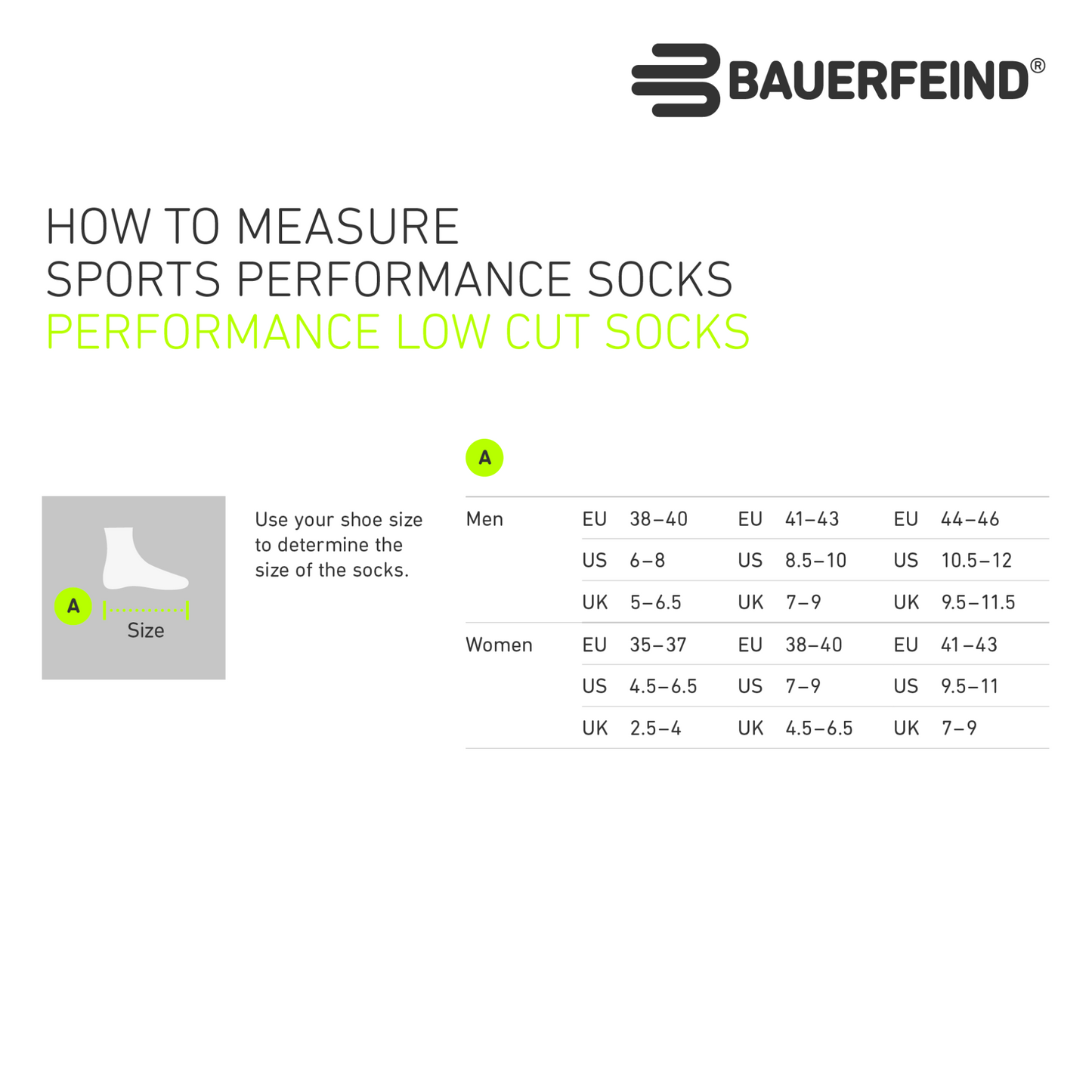 Bauerfeind Performance Socks Low Cut