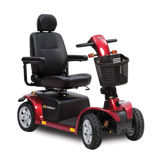 Pride Pathrider 130XL Pursuit Mobility Scooter (inc Rear bag + Cane Holder)